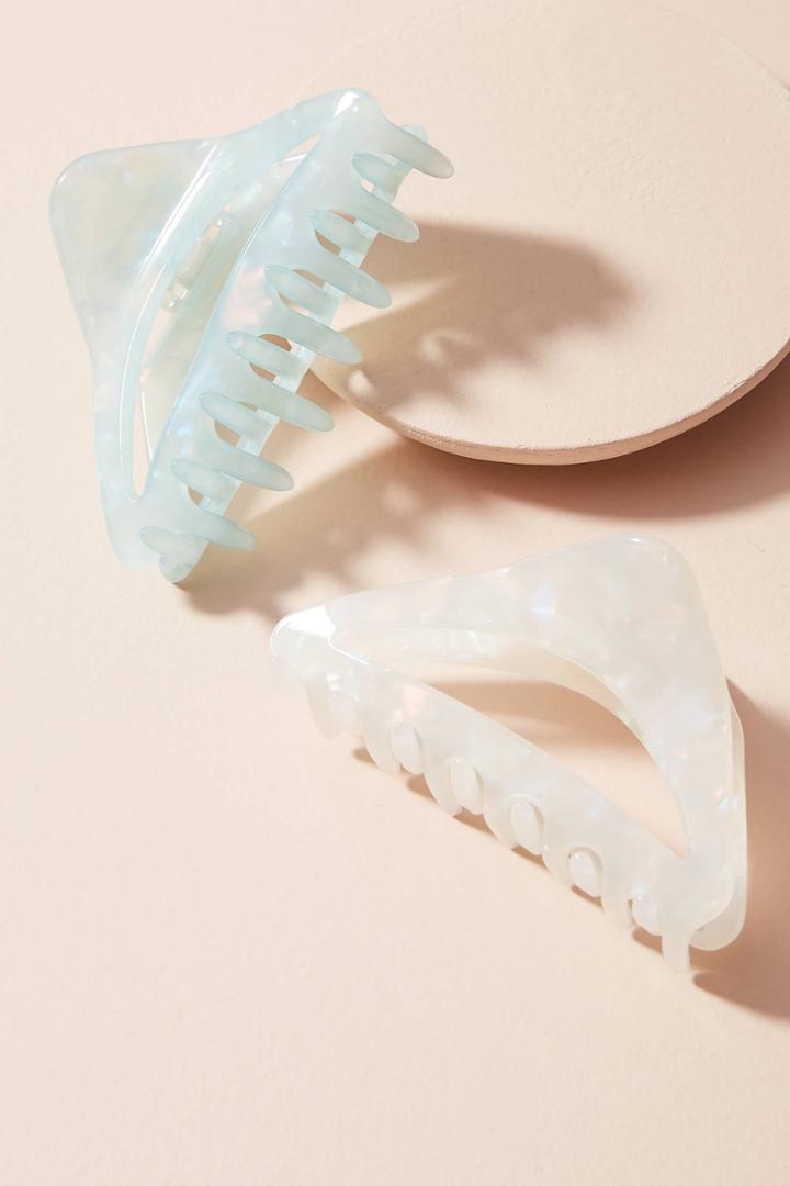 Anthropologie Luster Hair Clip Set