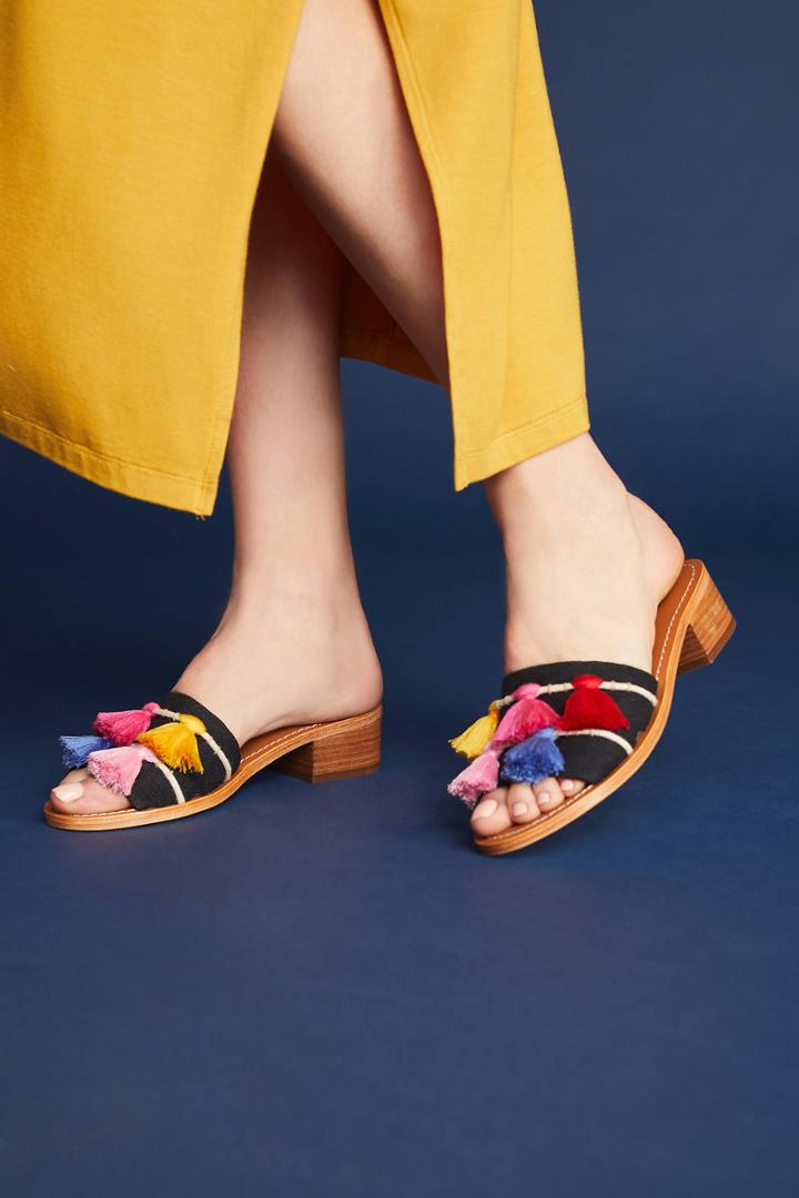 Soludos Tassel City Slide Sandals