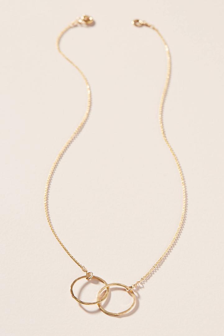 Nashelle 14k Gold-filled Eternity Hoop Necklace