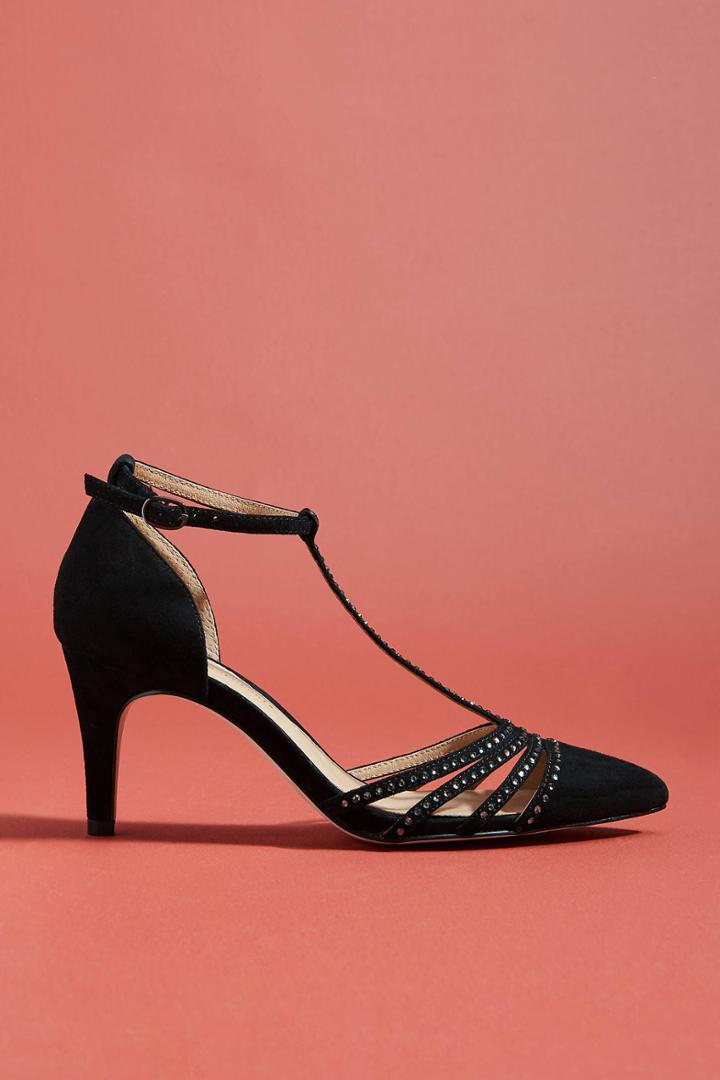 Anthropologie Party-ready T-strap Heels
