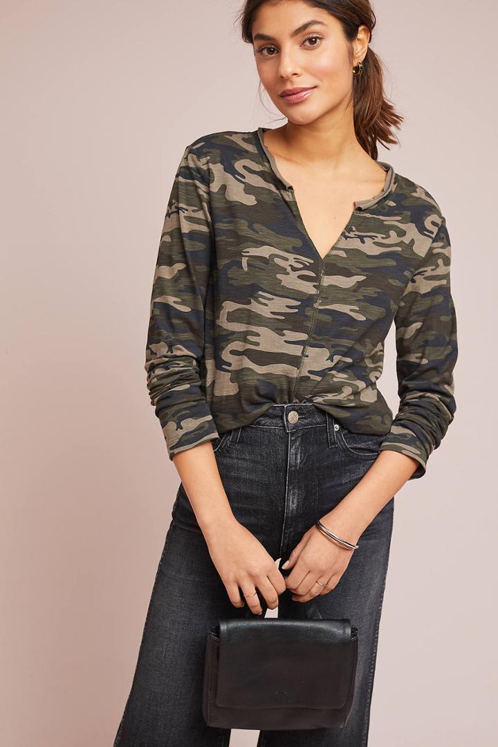 Sanctuary Ives Camo Top