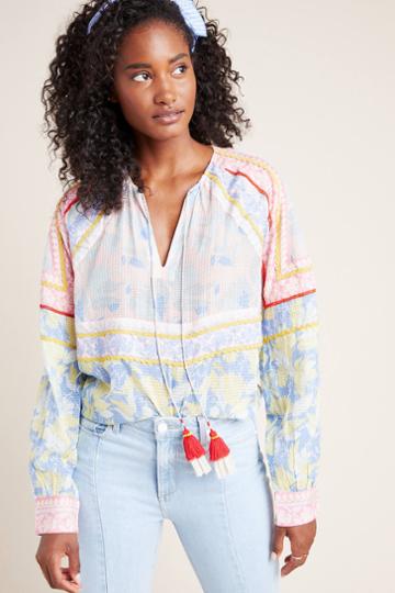 Verb By Pallavi Singhee Aurelia Peasant Blouse