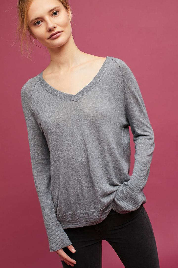 Velvet By Graham & Spencer Kaylin V-neck Pullover