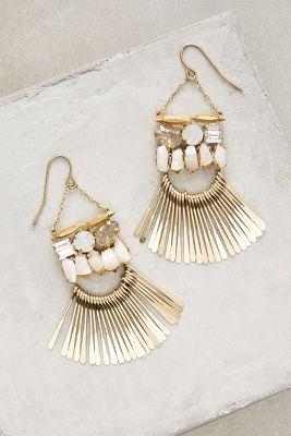 Anthropologie Meteor Shower Chandelier Earrings
