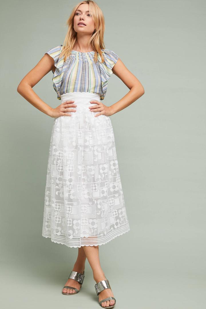 Orla Kiely Alessandra Lace Skirt
