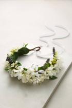 Anthropologie Sienna Meadow Flower Crown Headband