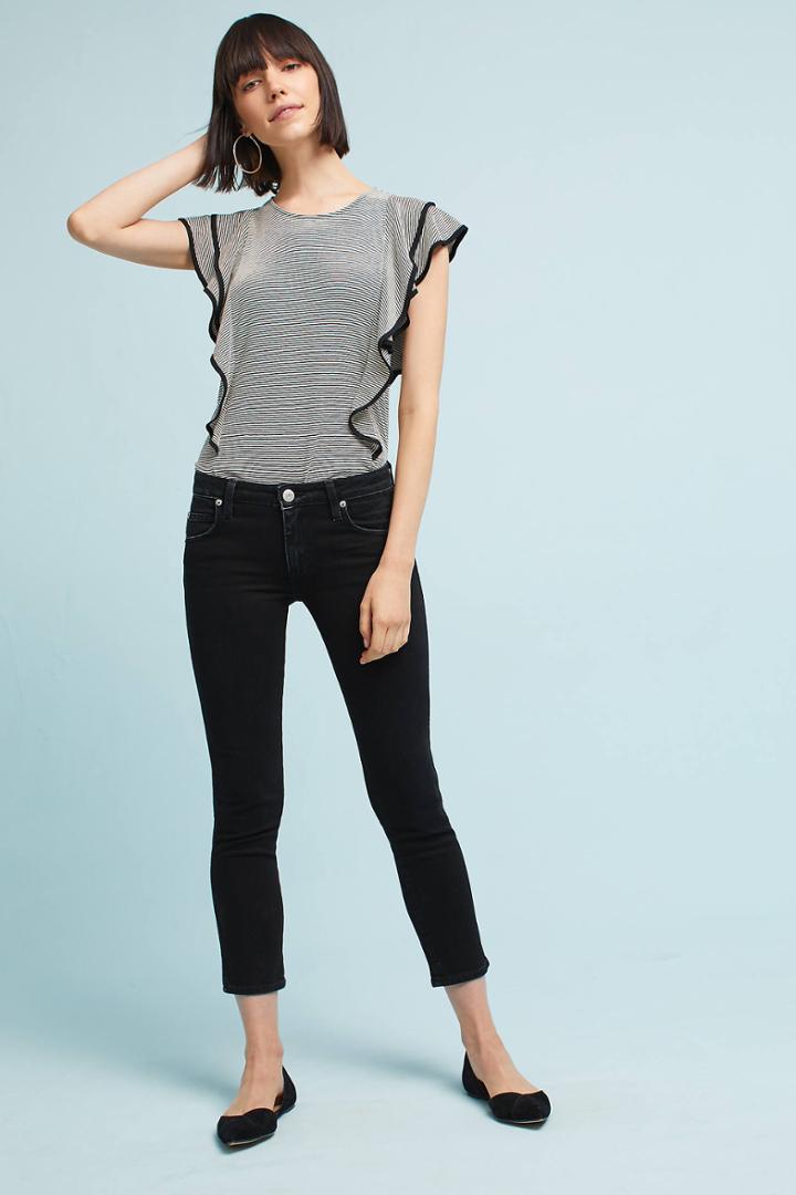 Amo Kate Mid-rise Cropped Jeans