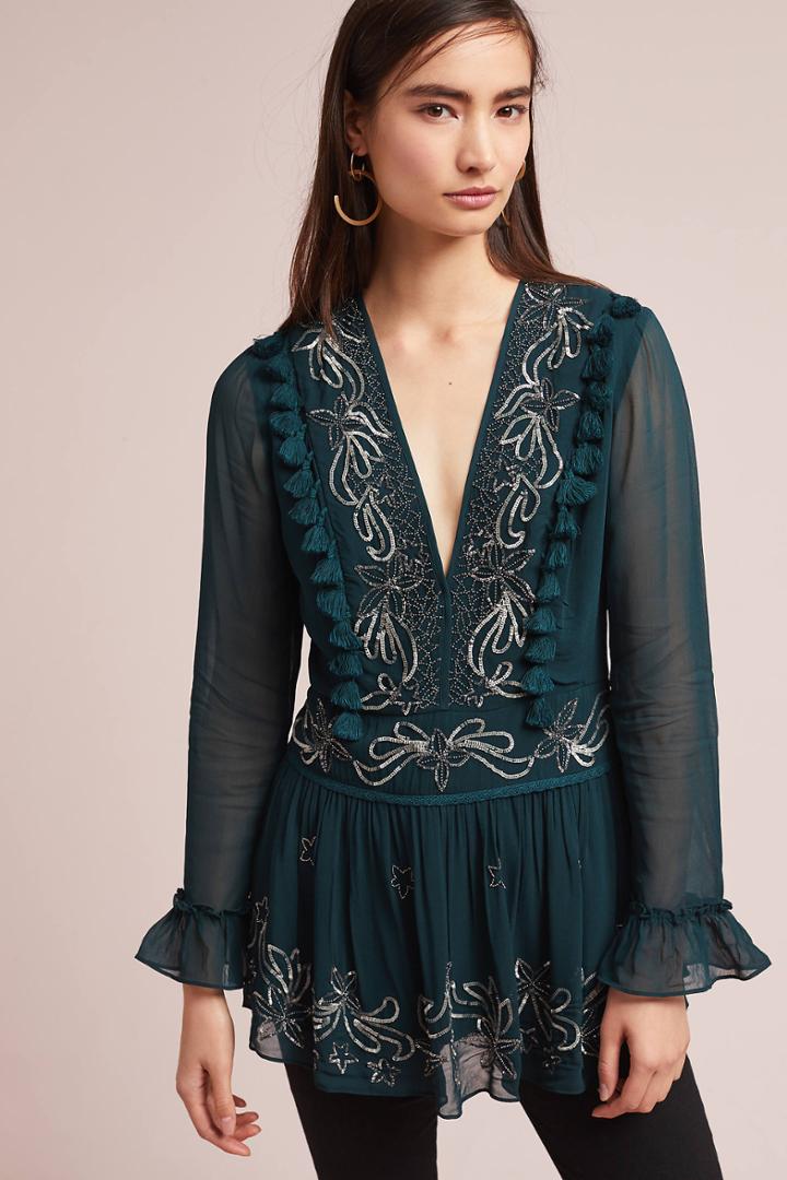 Ranna Gill Catarina Embroidered Tunic
