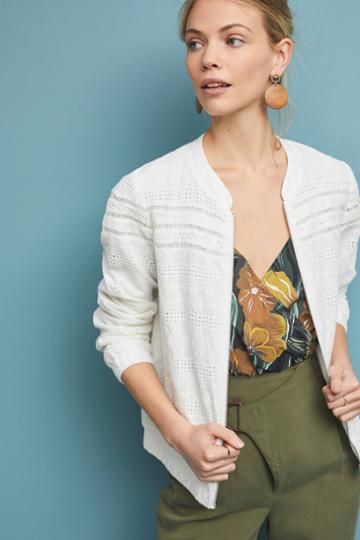 Skies Are Blue Classic Eyelet Jacket
