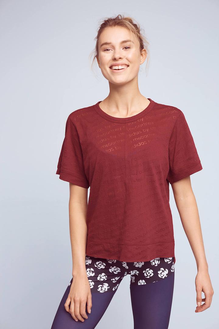 Adidas By Stella Mccartney Logo Ticker Tee