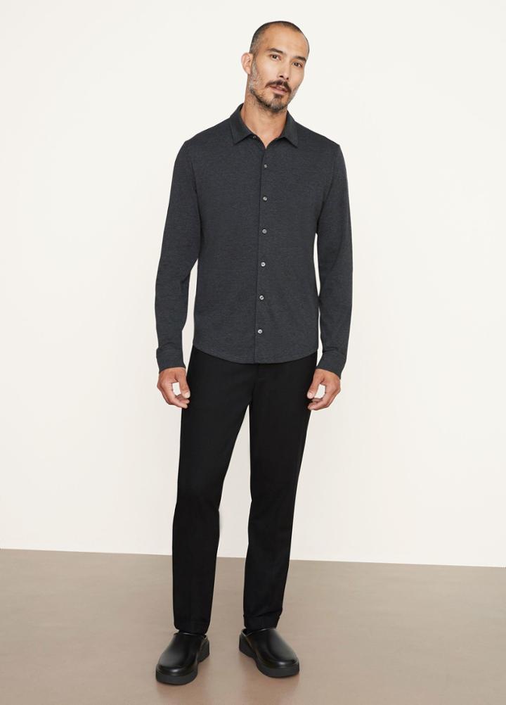 Vince Pima Cotton Button Down Shirt