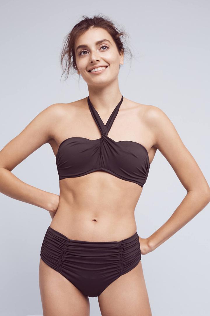 Seafolly Wrap-front Bandeau Bikini Bikini Top