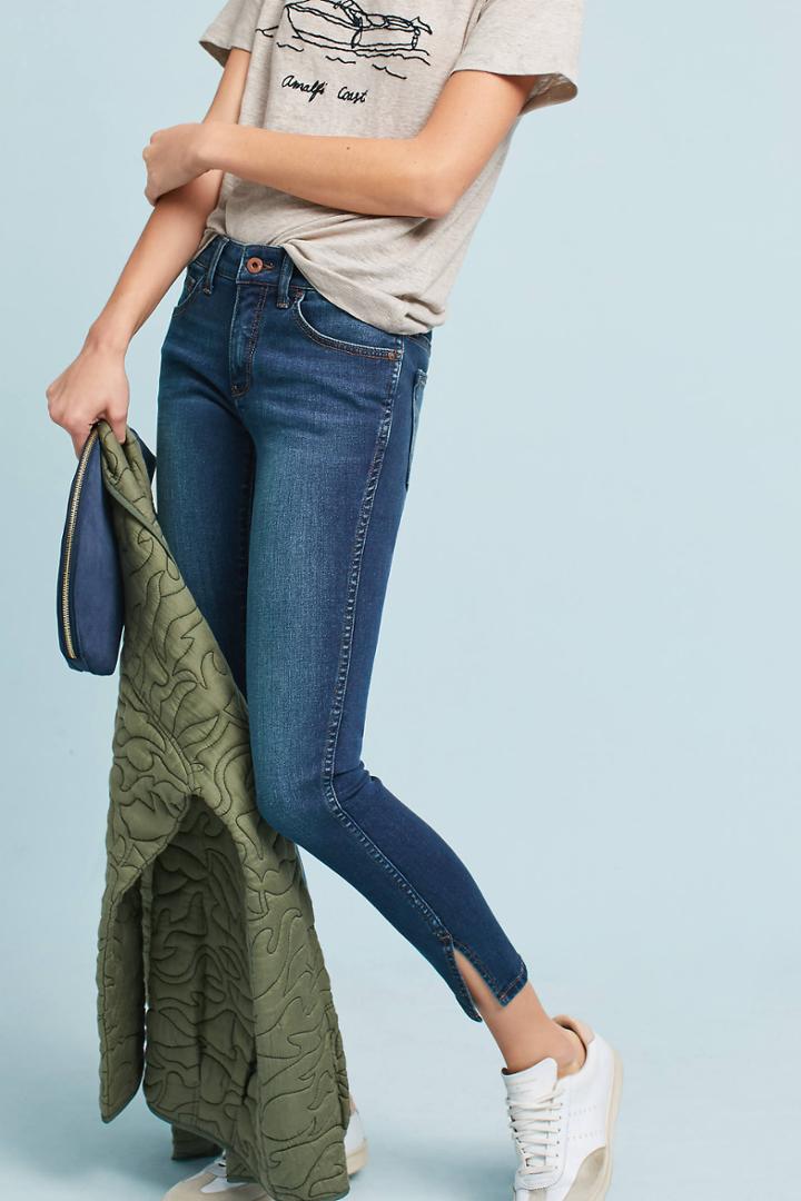 Pilcro And The Letterpress Pilcro Mid-rise Sculpt Skinny Jeans