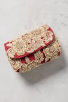 Mintsa Red Flower Clutch