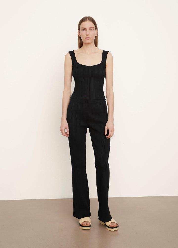 Vince Rib Flared Pant