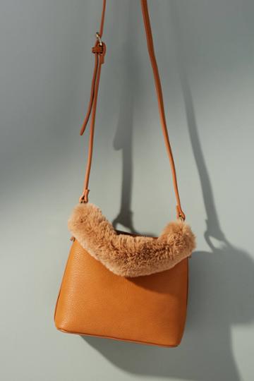 Un Billion Isabella Fuzzy Crossbody Bag
