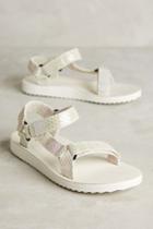 Teva Original Universal Iridescent Sandals White