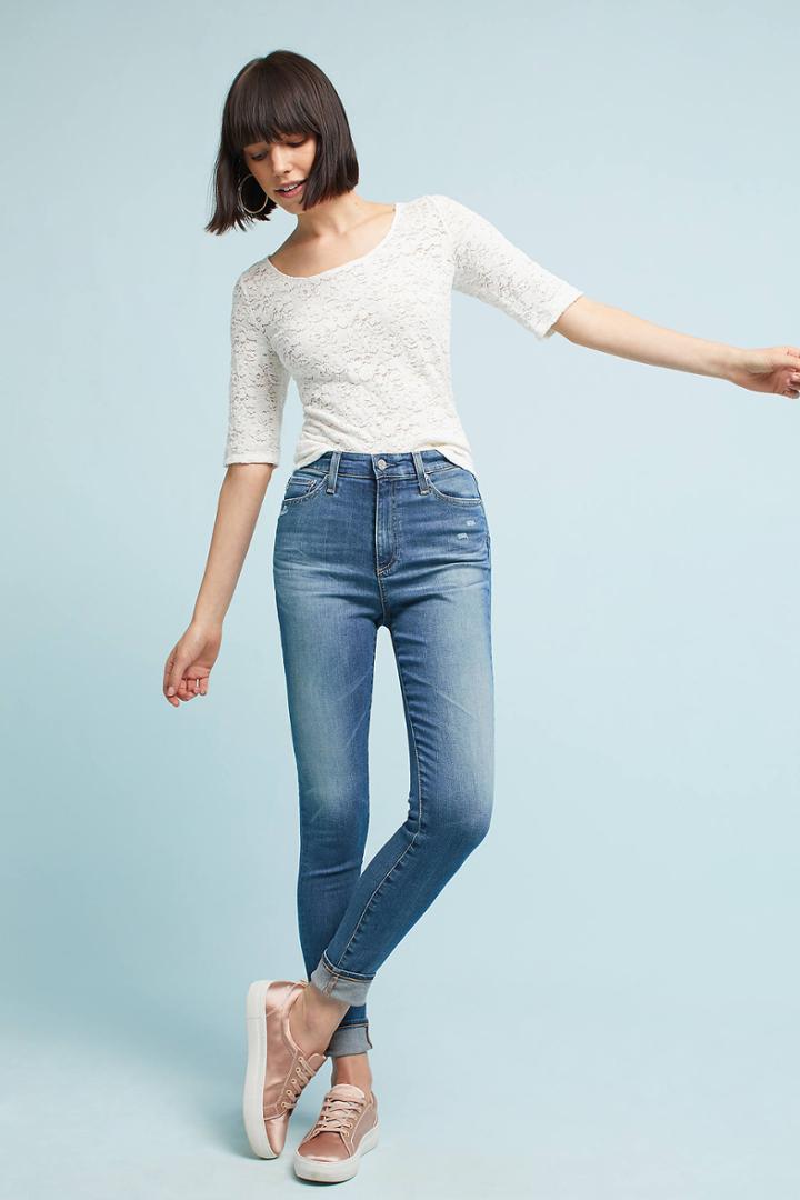 Ag Jeans Ag The Mila Ultra High-rise Skinny Jeans
