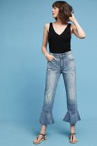 Pilcro High-rise Relaxed Ruffled Jeans