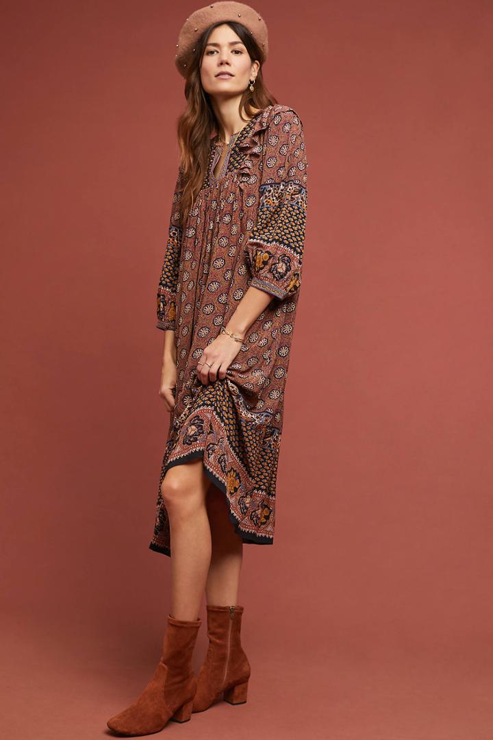 Frye Jenna Peasant Dress