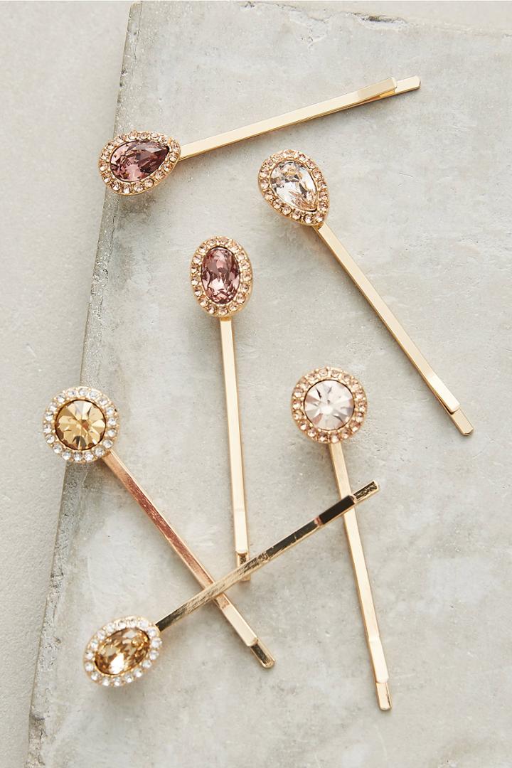 Anthropologie Gemma Bobby Pin Set