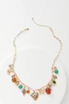Anthropologie Bits And Baubles Charm Necklace