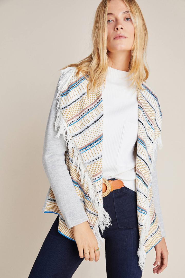 Dolan Left Coast Margaux Fringed Cardigan