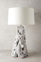 Anthropologie Driftwood Table Lamp