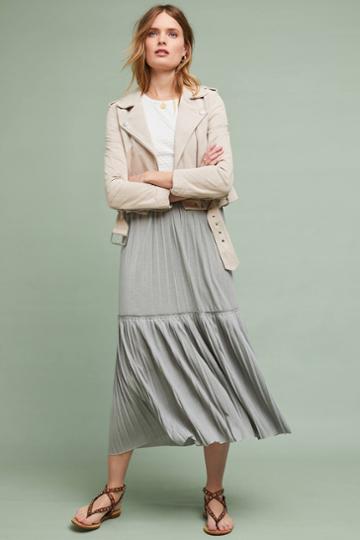 Tracy Reese Plisse Jersey Skirt