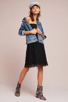 Velvet By Graham & Spencer Strapless Smocked Lace Dress