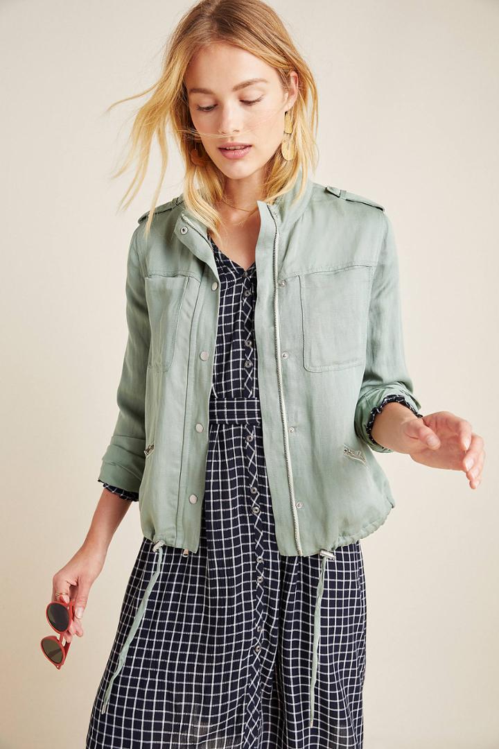 Paige Ryland Chambray Utility Jacket