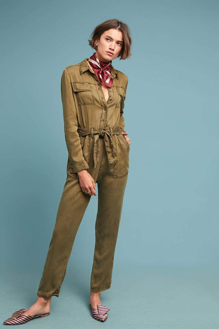 Anthropologie Jane Utility Jumpsuit