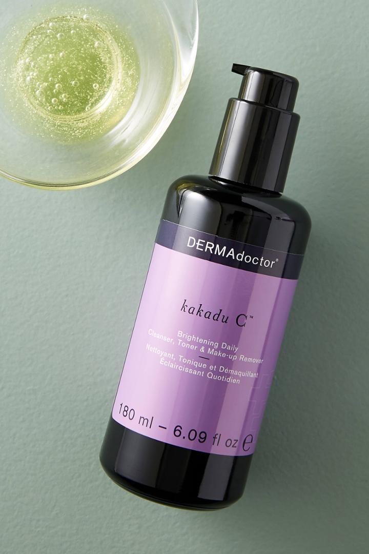 Dermadoctor Kakadu C Brightening Daily Cleanser, Toner & Makeup Remover