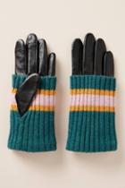 Becksondergaard Knit Cuff Leather Gloves