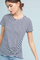 Stateside Twisted-front Stripe Top