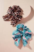 Anthropologie Safari Scarf Hair Tie Set