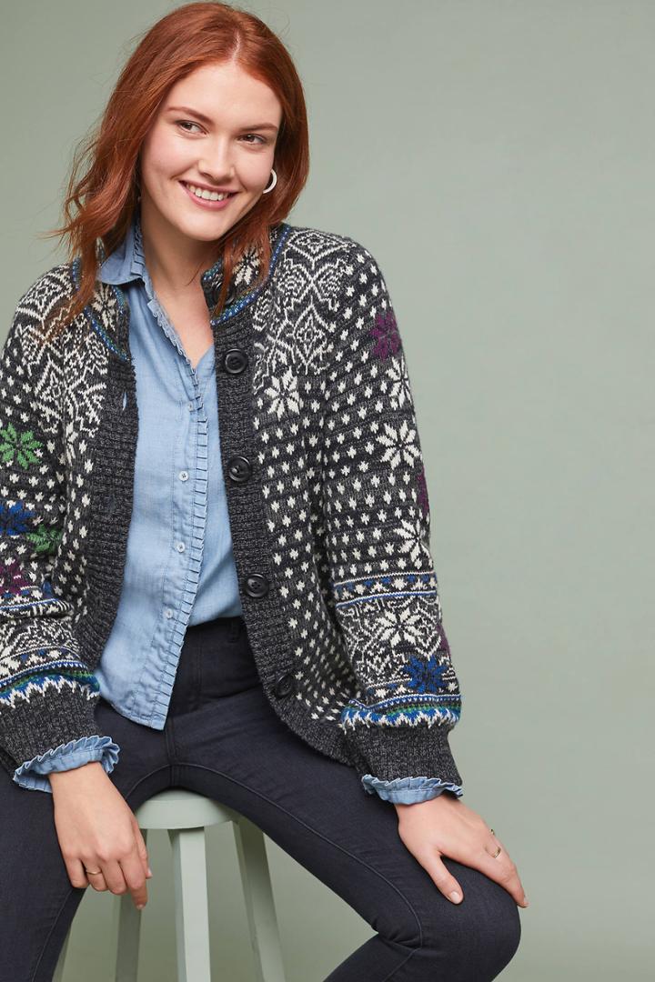 Rosie Neira Nordic Sweater Cardigan