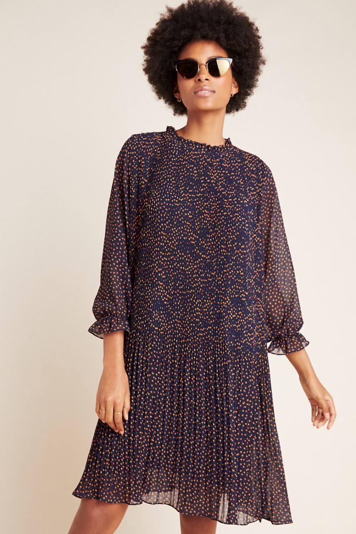 Seen Worn Kept Vega Pleated Mini Dress
