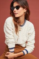 Moulinette Soeurs Striped Sherpa Sweatshirt