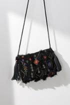 Anthropologie Embroidered Symbols Pouch