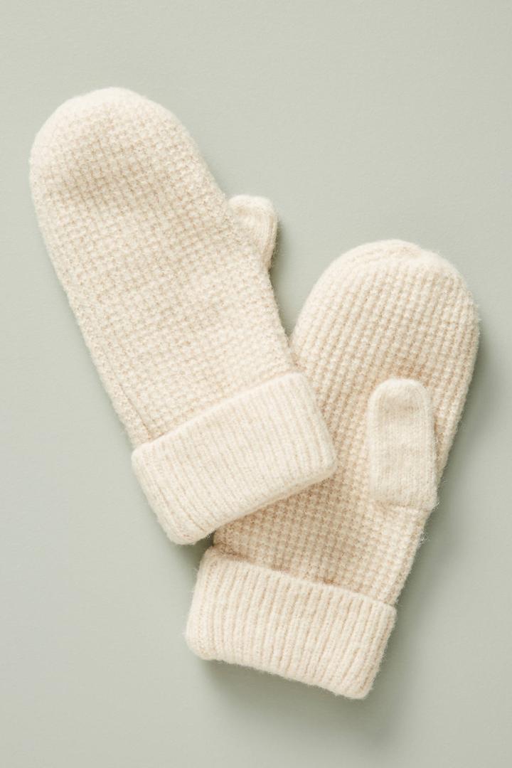 Anthropologie Virginia Ribbed Mittens