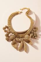 Venessa Arizaga Crocheted Fruit Charm Collar Necklace