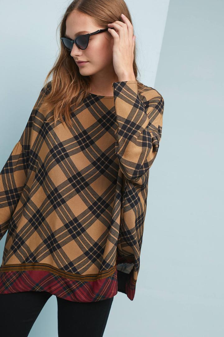 Ottod'ame Dual Plaid Pullover