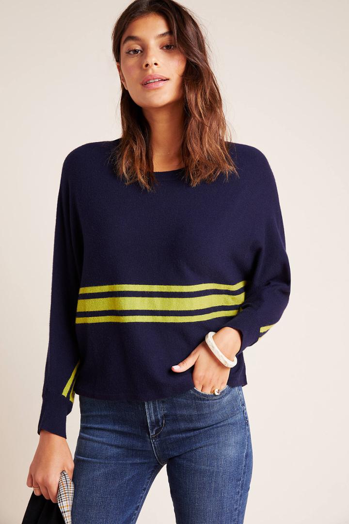Anthropologie Reid Striped Pullover