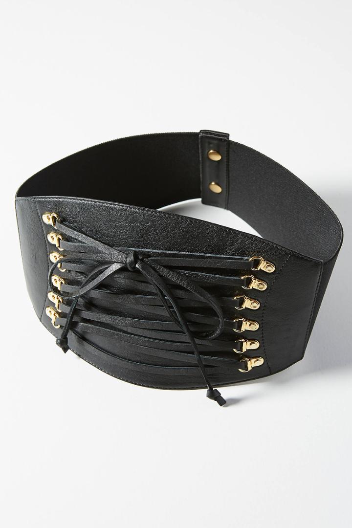 Anthropologie Oxford Corset Belt