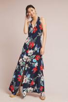 Yumi Kim Silk Hibiscus Maxi Dress