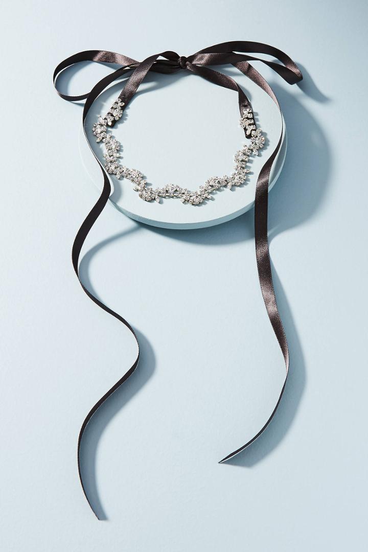 Jennifer Behr Sabine Crystal Choker Necklace