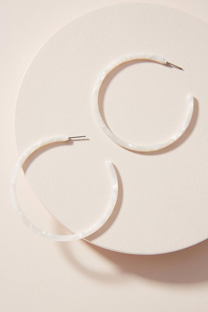 Anthropologie Cloud Hoop Earrings