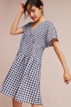 Tylho Gingham V-neck Swing Dress
