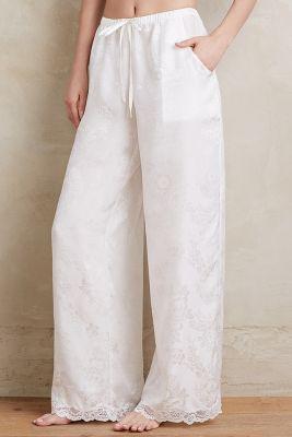 Meadow Rue Silk Jacquard Sleep Pants